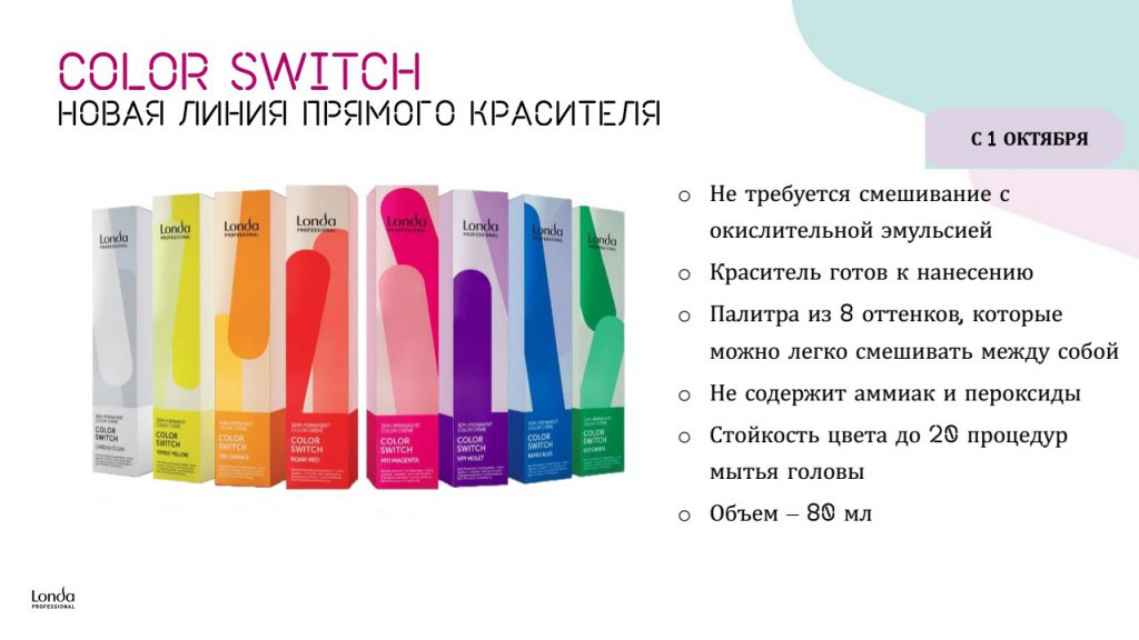 Color Switch оттеночная краска для волос 60 ml