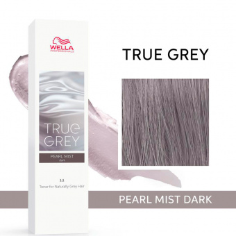 Тонер для натуральных седых волос True Grey. Оттенок Pearl Mist Dark 60 мл