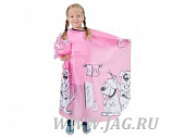 Пеньюар нейлоновый водонепроницаемый Детский (розовый)