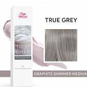 Тонер для натуральных седых волос True Grey. Оттенок Graphite Shimmer Medium 60 мл