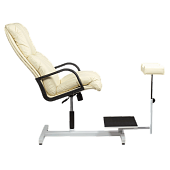 Кресло педикюрное с подставкой для ноги и ванны NADIR 2Х