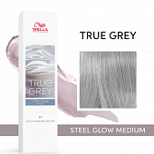 Тонер для натуральных седых волос True Grey. Оттенок Steel Glow Medium 60 мл