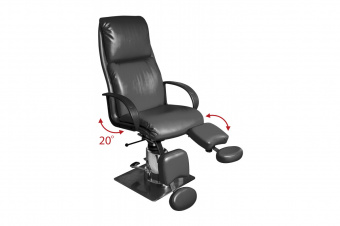 Кресло педикюрное с регулировкой высоты гидравлика Сатурн Х