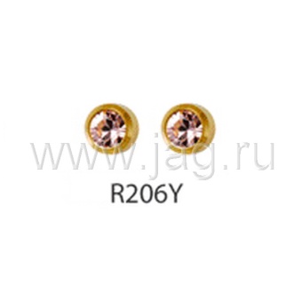Серьги для прокола ушей Studex R206Y Alexandrite