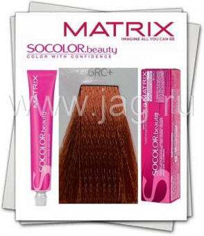 Matrix SOCOLOR beauty 6RC+ темный блондин красно-медный 90 мл