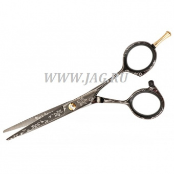 Ножницы парикмахерские Katachi Black Beauty прямые, 5.5 K21055